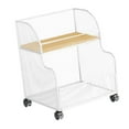 thumbnail image 4 of Lipstore Under Desk Cart File Holder with Wheels Storage Organizer for Kitchen School, 4 of 8