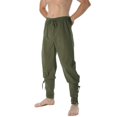 thumbnail image 3 of Pantalones BEDJIMI para hombre, con banda en el tobillo, medieval, color verde vikingo, 3 of 7