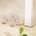 thumbnail image 4 of 16 Piezas Tapas para Sillas, 42-48mm Almohadillas para Muebles Protección Cuadrada de Silicona Almohadillas para Pies para Muebles Tapas para Patas de Silla Cubierta de Mesa Protectores contra A, 4 of 5