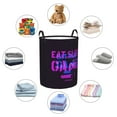 thumbnail image 6 of XMXT Collapsible Laundry Basket, Gaming Motto Imprinted Design Waterproof Laundry Hamper, 40L Black, 6 of 8