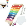 thumbnail image 4 of Hens Pecking Xylophone, Musical Instruments Colorful Natural Non- Chicken Wooden Xylophone Safe  For Attracting Chicken, 4 of 8