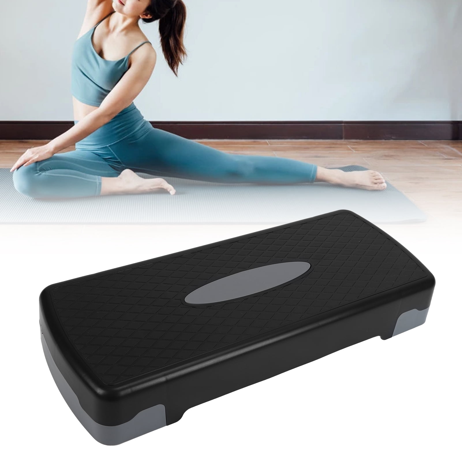 Banc De Step Réglable Pour Exercices à Domicile - 45 Cm - Noir Et Rouge - Neuf