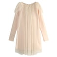 thumbnail image 2 of Richie House Girls' fashion dress with mesh fabric details RH1077, 2 of 2