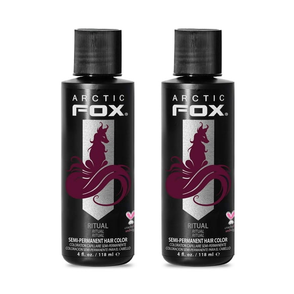 Tinte para el cabello ARCTIC FOX Vegan Cruelty-Free RITUAL 120 ml x2