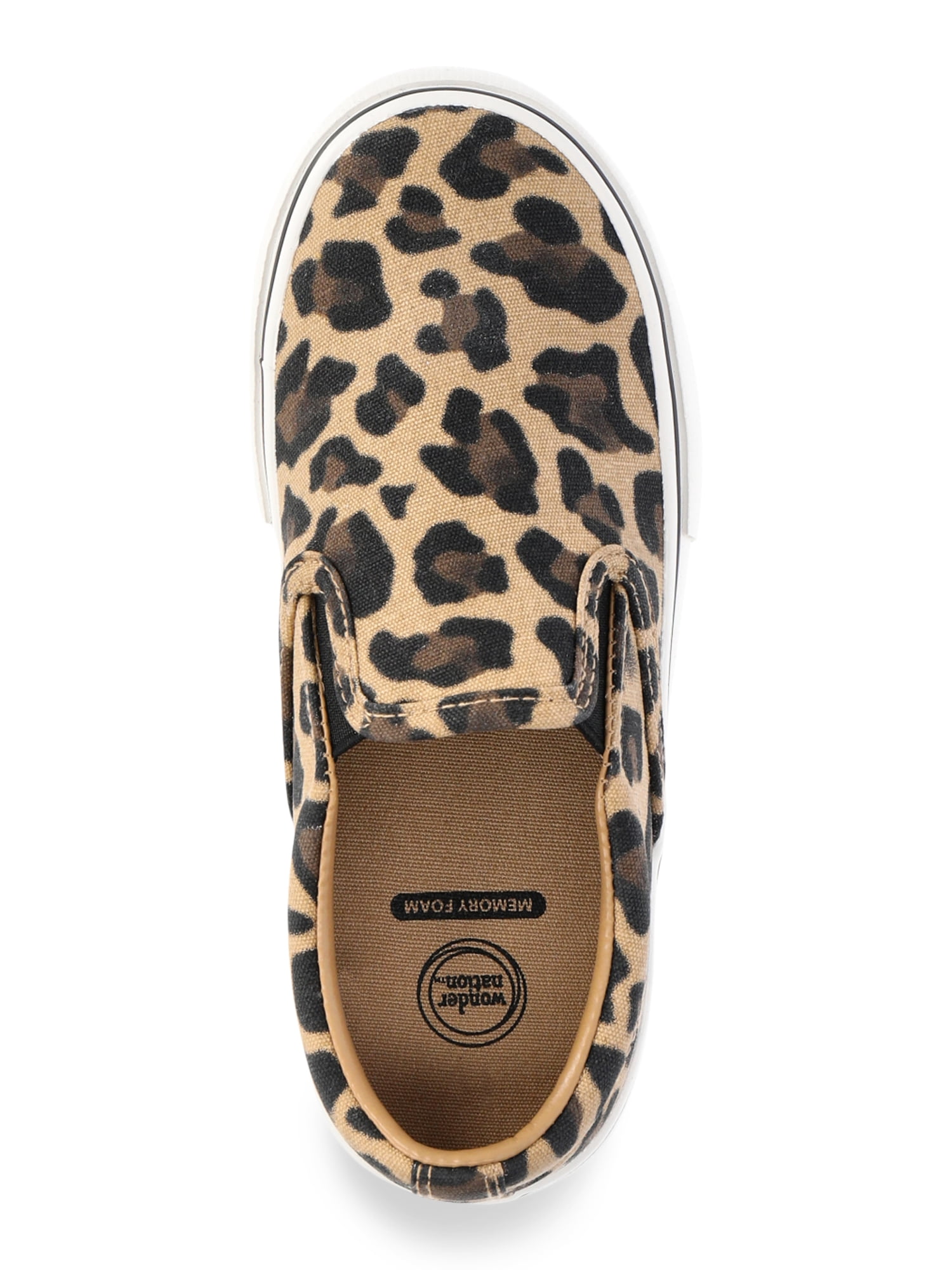 Wonder Nation Girls Slip-On Sneakers