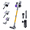 Purple Yellow, variant on Taoset 3-in-1 Cordless Stick Vacuum Cleaner with LED Brush Head - Lightweight Rechargeable Vacuum for Hardwood Floors & Pet Hair, Blue silver