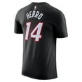 thumbnail image 3 of Men's Nike Tyler Herro Black Miami Heat Icon 2022/23 Name & Number T-Shirt, 3 of 3