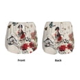 thumbnail image 5 of Picia Floral Leopard Butterflies Pattern Women's 2 in 1 Athletic Running Shorts High Waisted Workout Casual Gym Sweat Shorts with Comfy Liner Zipper Pockets-X-Large, 5 of 9