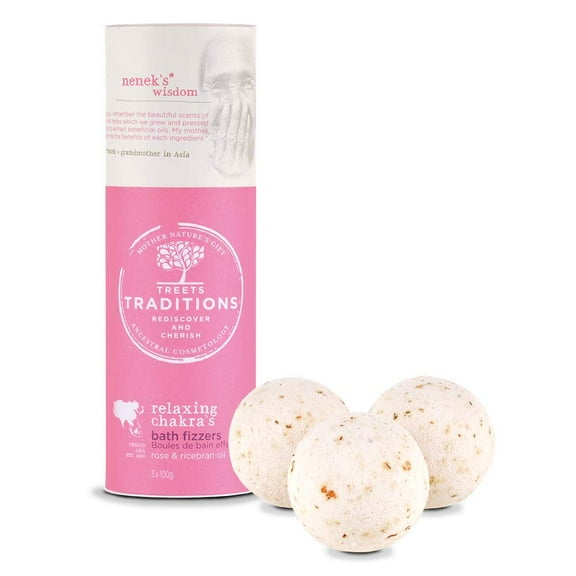 Treets Traditions Relaxing Chakra's Bath Fizzers (10.58 oz)