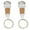 Assorted Color, variant on 2Pcs USB Rechargeable Bottle Cork String Lights for Holiday Parties