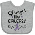 thumbnail image 3 of Inktastic Epilepsy Awareness Ribbon Support Walk Girls Baby Bib, 3 of 4