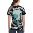 thumbnail image 5 of Invader Zim Youth Unisex T-Shirt Crewneck Short Sleeve Double-Sided Print Tee Shirts Top For Boys Girls Kid Teen X-Small, 5 of 6