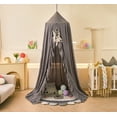 thumbnail image 4 of Dosel para Cama Mengersi para Niñas en Algodón Gris, Altura 240 cm, 4 of 8