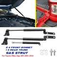 thumbnail image 2 of 3pcs Front Bonnet Tailgate Gas Lift Support Struts For Toyota Hilux Vigo SR5 2005 2006 2007 2008 2009 2010 2011 2012 2013 2014, 2 of 6