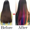 thumbnail image 2 of Florata 11pcs Colored Clip In Hair Extensions Party Hair, 2 of 7