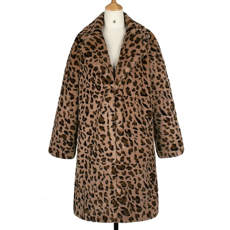 Walmart leopard coat sale