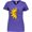 Purple, variant on In a World of Grandmas, Be a Mimi Leopard Print Sunflower Women's V-Neck T-Shirt
