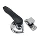 thumbnail image 1 of Cerradura de manija de puerta para gabinetes de horno de vapor, bisagras, accesorios de horno, cerradura de manija Aleación de zinc para izquierda, 1 of 9