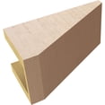 thumbnail image 6 of 5"W x 10"D x 5"H Wide Concord Rough Cedar Woodgrain TimberThane Corbel, Primed Tan, 6 of 6