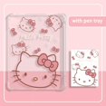 thumbnail image 1 of Funda de silicona Hello Kitty a prueba de golpes para Apple iPad Pro 11 12,9 2018 2021, Funda trasera transparente Flexible con dibujos animados, 1 of 5