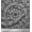 Grey, variant on Soimoi Japan Crepe Satin Fabric Mandala Kaleidoscope Print Fabric by The Yard 42 Inch Wide