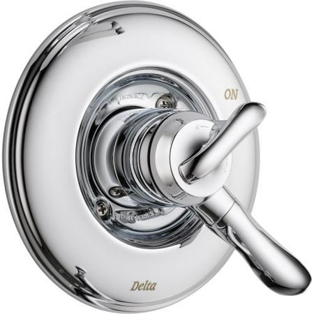 Valve Train Package - Delta T17094 Linden Monitor 17 Series Dual Function Pressure Balanced Valve Trim Package with Integrated Volume Control - Less Rough-In Valve