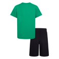 thumbnail image 2 of Boys 4-7 Nike Dri-FIT Graphic Tee and Shorts Set Color: Green Black Size: 5, 2 of 5
