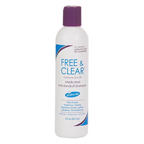 Vanicream Free And Clear Medicated Anti Dandruff Hair Shampoo, 8 Oz
