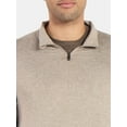 thumbnail image 4 of Athletic Works Men's and Big Men's ButterCore Soft Quarter-Zip Pullover Shirt, Sizes S-3XL, 4 of 5