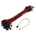 thumbnail image 1 of Uxcell 140Pcs Nylon Hang Tag String 6.7Inch Snap Lock Pins Loop Price Tag Fastener Plastic Tags Red Black, 1 of 7