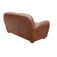 thumbnail image 5 of Pasargad Home Paris Club Genuine Leather Loveseat Sofa in Brown with 2 Seating&nbsp;Capacity., 5 of 5
