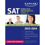 Kaplan SAT Subject Test: Mathematics Level 2 2013-2014 (Kaplan Test Prep), Used [Paperback]