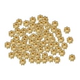 thumbnail image 1 of 200Pcs Daisy Spacer Beads DIY 4mm for Jewelry Making Findings Rings Headband Gold, 1 of 8