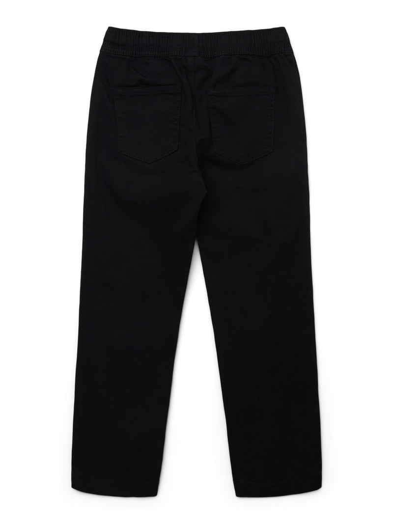 Wonder Nation Stretch Twill Pull-On Pants Boys Sizes XS-XXL Husky