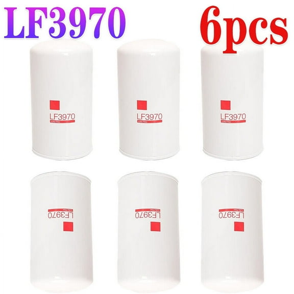 6PCS LF3970 Lube Filter/Oil Filter For Cummins QSB ISB engines 3937736 5404947