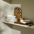 thumbnail image 6 of Stone Lain Taglio 24-Piece Dinnerware Set Bone China, Matte White, 6 of 6