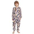 thumbnail image 2 of BZSMCE Unisex One-piece Pajama Cotton Sleepwear Spots Of Charm Printed, 2 of 8