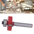 thumbnail image 3 of T Shaped Router Bit, Oxidized 1/4in Shank Router Bit Quickly Eliminate Edges  for Woodworking 1/4x3/16,1/4x1/2,1/4x3/8, 3 of 7