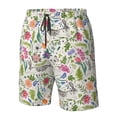 thumbnail image 5 of Kdxio Rabbit And Butterfly Pattern Mens Casual Shorts - Drawstring Summer Beach Sports Shorts for Men, 5 of 9