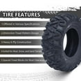 thumbnail image 3 of Towallmark ATV Tires 23x8-11-6PR, All Terrain 20MM Tread Depth Tires For Sand Mud Stream Off-Road, Tubeless Set of 2, 3 of 7