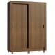 thumbnail image 1 of Ropero Closet Madesa Denver 2 Puertas Corredizas con Pies Marrón, 1 of 11