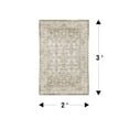 thumbnail image 5 of SIXHOME 2'x3' Small Entry Rug Door Mat Washable Area Rugs Ombre Vintage Floral Door Rug Aesthetic Carpet Soft Rugs for Bedroom Kitchen Bathroom Entryway Laundry Room Retro Home Decor Taupe, 5 of 6
