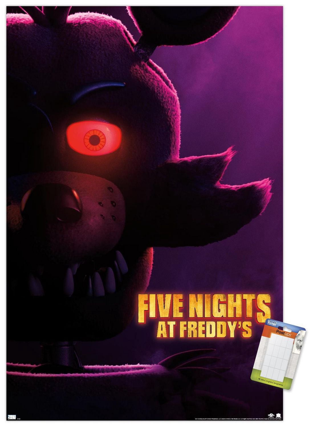 Five Nights at Freddy's Movie - Foxy One Sheet Wall Poster, 22.375" x 34"