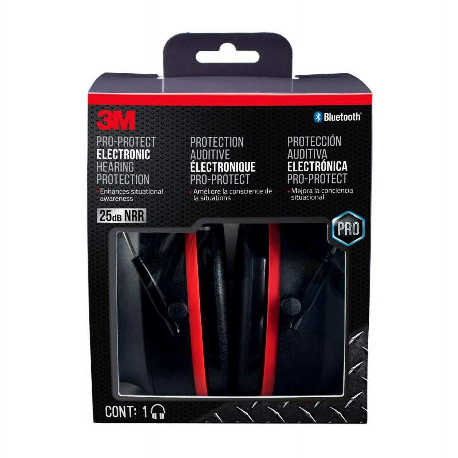 3M™ Pro-Protect Wireless Electronic Hearing Protector with Bluetooth® Technology 90545H1-DC-PS, 4/case