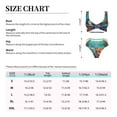 thumbnail image 6 of Wukai Sea Turtle in Coral Women's Bikini Set Two Piece,wimsuit High Waisted V Neck Twist Front Adjustable Spaghetti Straps Bathing Suit-, 6 of 7