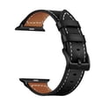 thumbnail image 2 of Vintage Leather Strap for Apple Watch Ultra 2/Ultra 49mm & Series 10/11 46mm, 45mm 44mm 42mm, Unisex Apple Watch Band Leather, 2 of 4