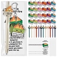 thumbnail image 1 of Juego de regalos divertidos de Dumpster Fire Sayglossy, 24 bolígrafos, 1 of 7