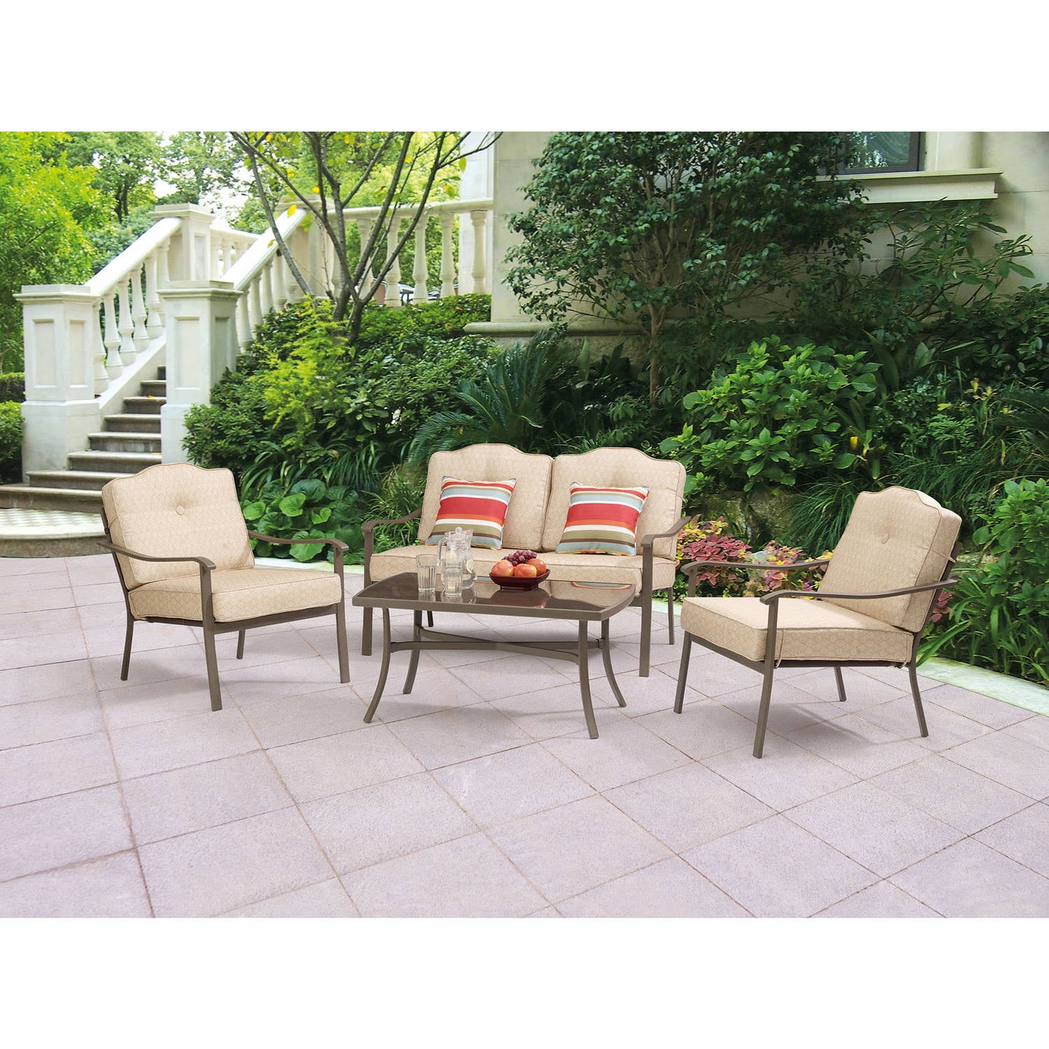 Mainstays Woodland Hills 4 Piece Chat Set
