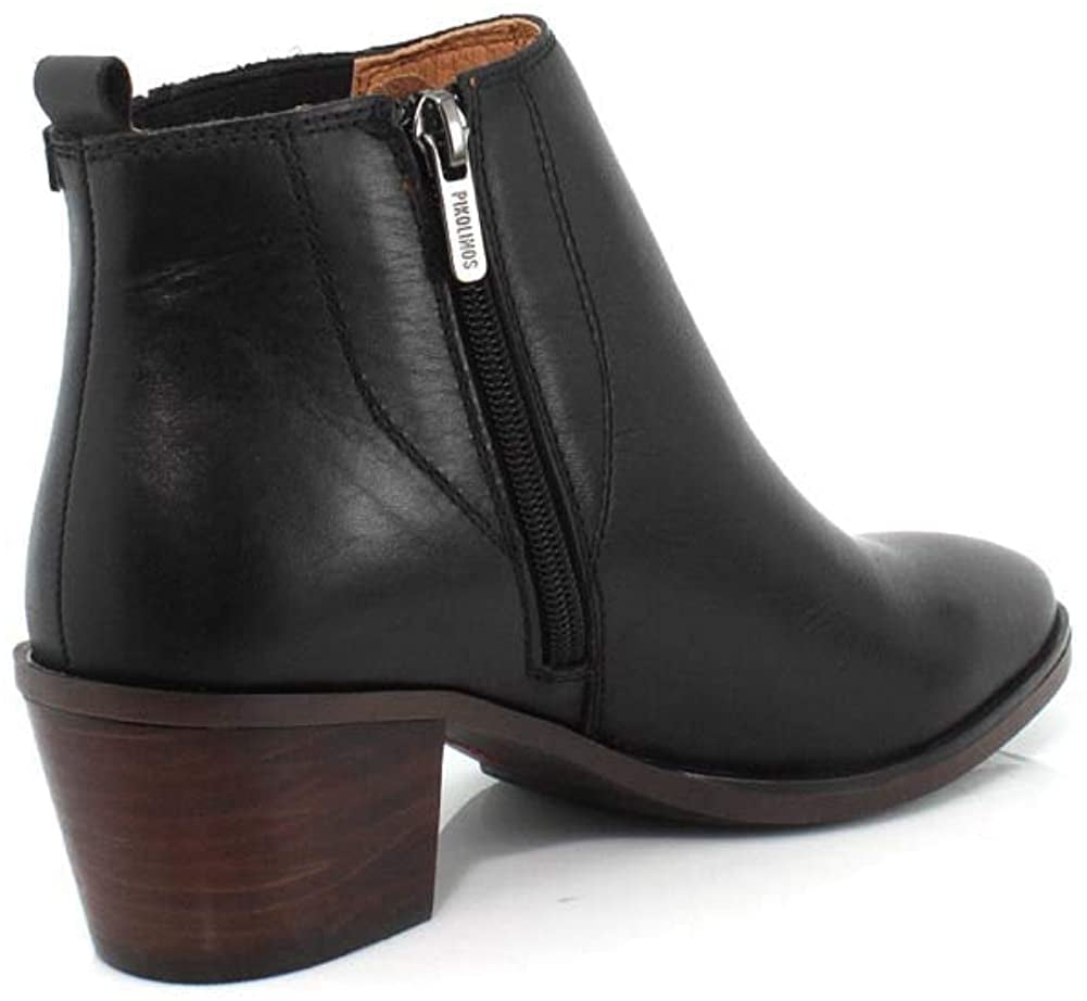 Pikolinos Women’s Booties Huelma W2Z Leather Mid Heel Ankle Boots NEW 