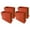 7.1x2.8cm, variant on 4 Pieces Ladder Feet Covers Convenient Easy to Install Suitable for Most Ladders 7.2x2.8cm